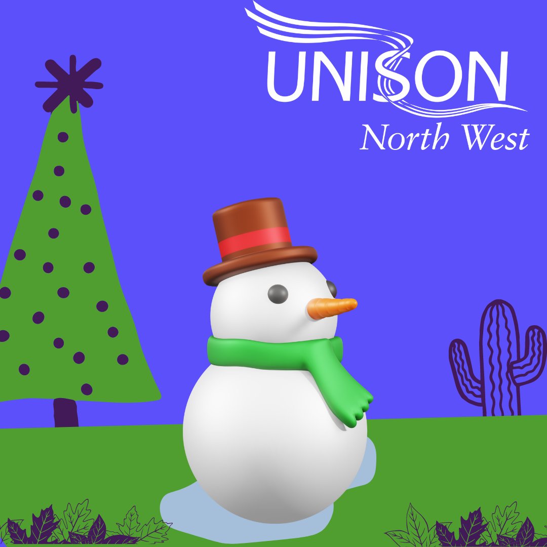 Why did the snowman join UNISON? ☃️ Because he wasn't a melt! ❄️ join.unison.org.uk