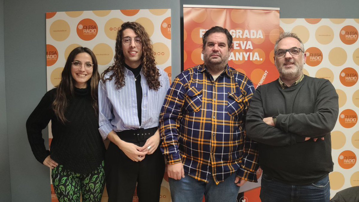 🔴TERTÚLIA | Repàs a l'actualitat #Olesa amb els grups municipals. Avui amb la regidora de <a href="/BlocOlesa_CUP/">BlocOlesaCup</a>, Laia Montes; el regidor <a href="/esquerraolesa/">ERC Olesa Montserrat</a>, Raül Asensio; el regidor de <a href="/JuntsXOlesa/">Junts per Olesa</a>, Ferran Cerdeira, i el regidor <a href="/OlesaOberta/">Olesa Oberta</a>, Samuel Rodríguez.
📻tuit.cat/ndtbu