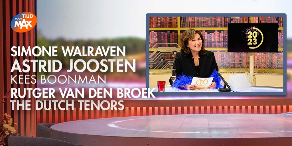 Vandaag in #TijdvoorMAX 🤩 @simonewalraven deelt haar meest memorabele muzikale momenten van afgelopen jaar. 🔝 @keesboonman bespreekt de politieke hoogte- en dieptepunten van 2023. 🎶 The Dutch Tenors treden op. 📺 Vanmiddag om 17.10 uur op NPO 1.