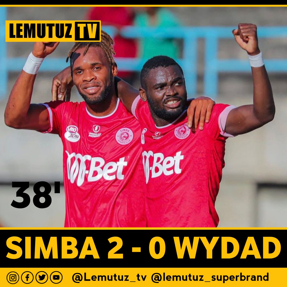 lemutuztv's tweet photo. Dakika ya 38

Simba 2 - 0 Wydad

⚽⚽ Onana

#LemutuzUpdates https://t.co/koUSwY6Qu0