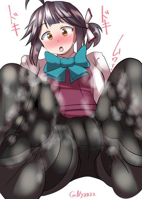 「あ…あたしの足裏……?べ…別に…くさくないもん…//」
 ムレムレ黒タイツ早波チャン(ˇωˇ)
進水日おめでとう!(連続1383日目
#艦これ版真剣お絵描き60分一本勝負_20231219
#艦これ版深夜の真剣お絵描き60分一本勝負
#めび環んどろ #10000日チャレンジ 