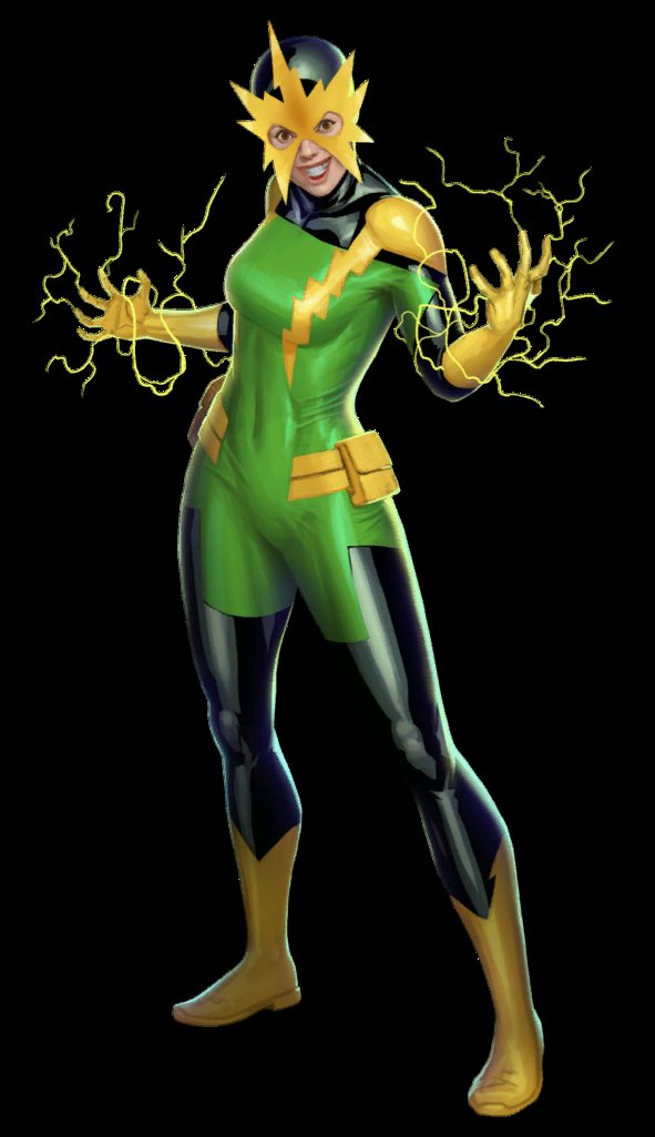 GhostTaskmaster's tweet image. One of the sweetest and kindest people I've ever met, @ElectrigalSix, just so happens to be a villain.

Though I still look to atone for my past, I will protect her at all costs...because she would do the same for me.