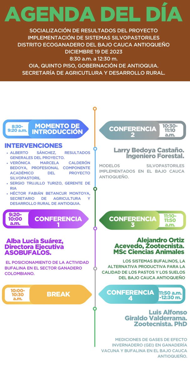 Damos inicio a la presentación del proyecto Silvopastoril en el Bajo Cauca. 

Conéctate ya mismo en este link! acortar.link/XcNXQ8
