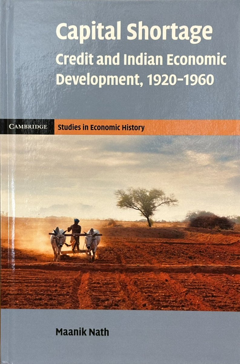 Arrived in post today! @MaanikNath has written an insightful book on the role of credit in 🇮🇳 economic development