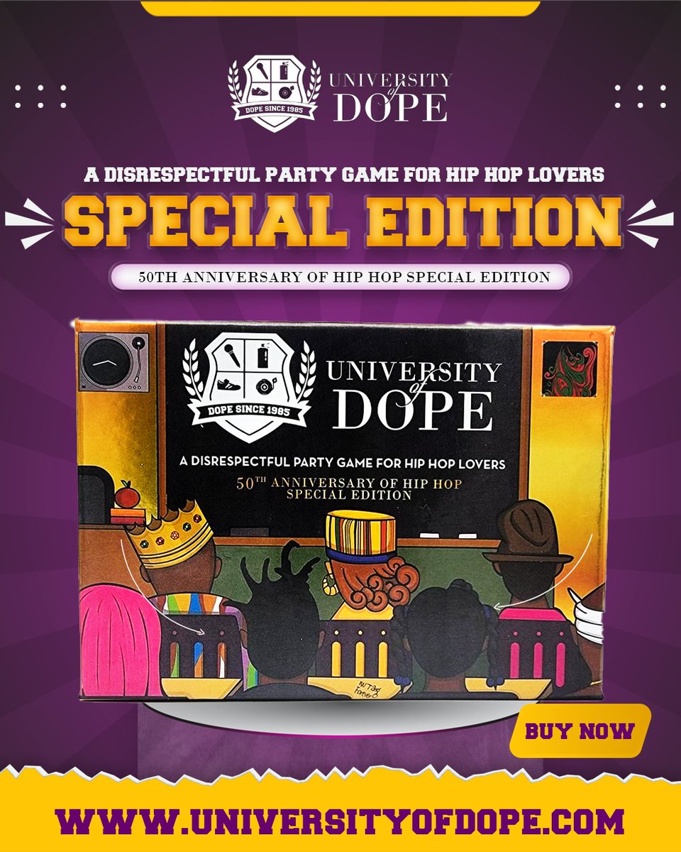 🤩We're extra so you know we had to get in one more Hip Hop 50th celebration before the year ends! 🎉

We're bringing UDOPE Live!, the ultimate hip hop game show to LSC After Dark's 50 years of hip hop celebration in Jersey City! 

Get your tickets now. 
lsc.org/explore/lsc-af…