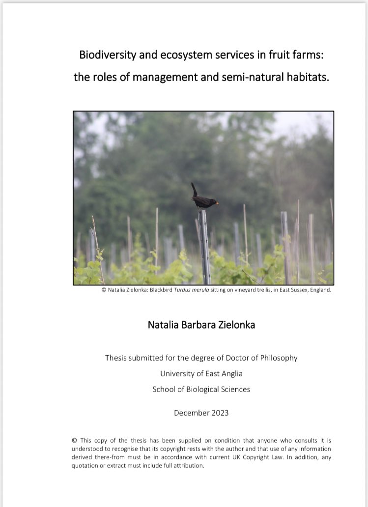 I am done!! Thank you so much to everyone who has helped along the way and particularly to @LynnDicks @_SimonButler & @JackShutt8 for supervision, enthusiasm and support; @biouea @ueaceec for being a great place to work, and @NRPBIODTP for funding. Now to rest 🍷🎄💤