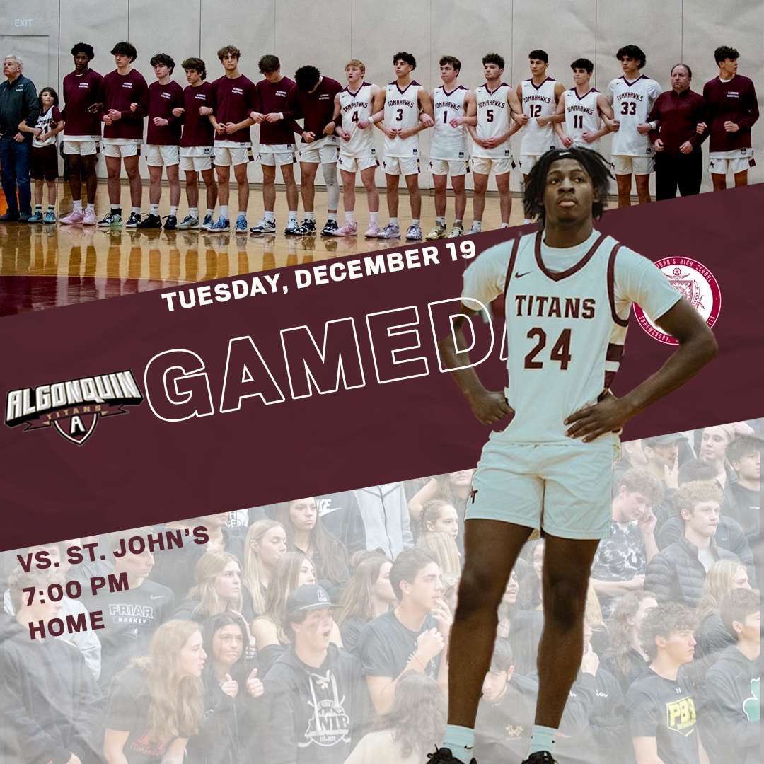 🚨TUESDAY 12/19🚨
‼️BOYS HOOPS TAKES ON SJ🤢🤢 AT HOME. GAME TIME IS 7. THE BOYS ARE COMING OFF A WIN VS MARLBORO, SO WE GOTTA PACK IT. THEME IS BLACKOUT🏴‍☠️. BE THERE. BE LOUD‼️
📍 Home
⏰ 7pm
🏴‍☠️ Blackout