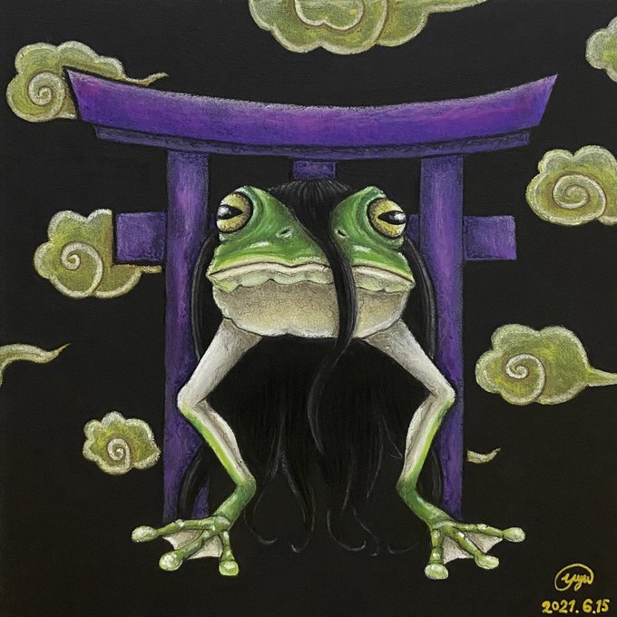 「frog long hair」 illustration images(Latest)
