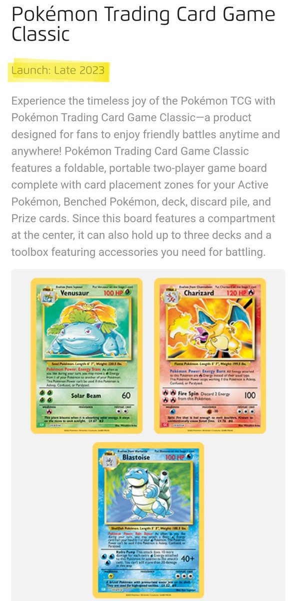 FrontPageRob's tweet image. Not sure how much more late 2023 you could get without it being 2024 🤔 @Pokemon #pokemontradingcardgameclassic