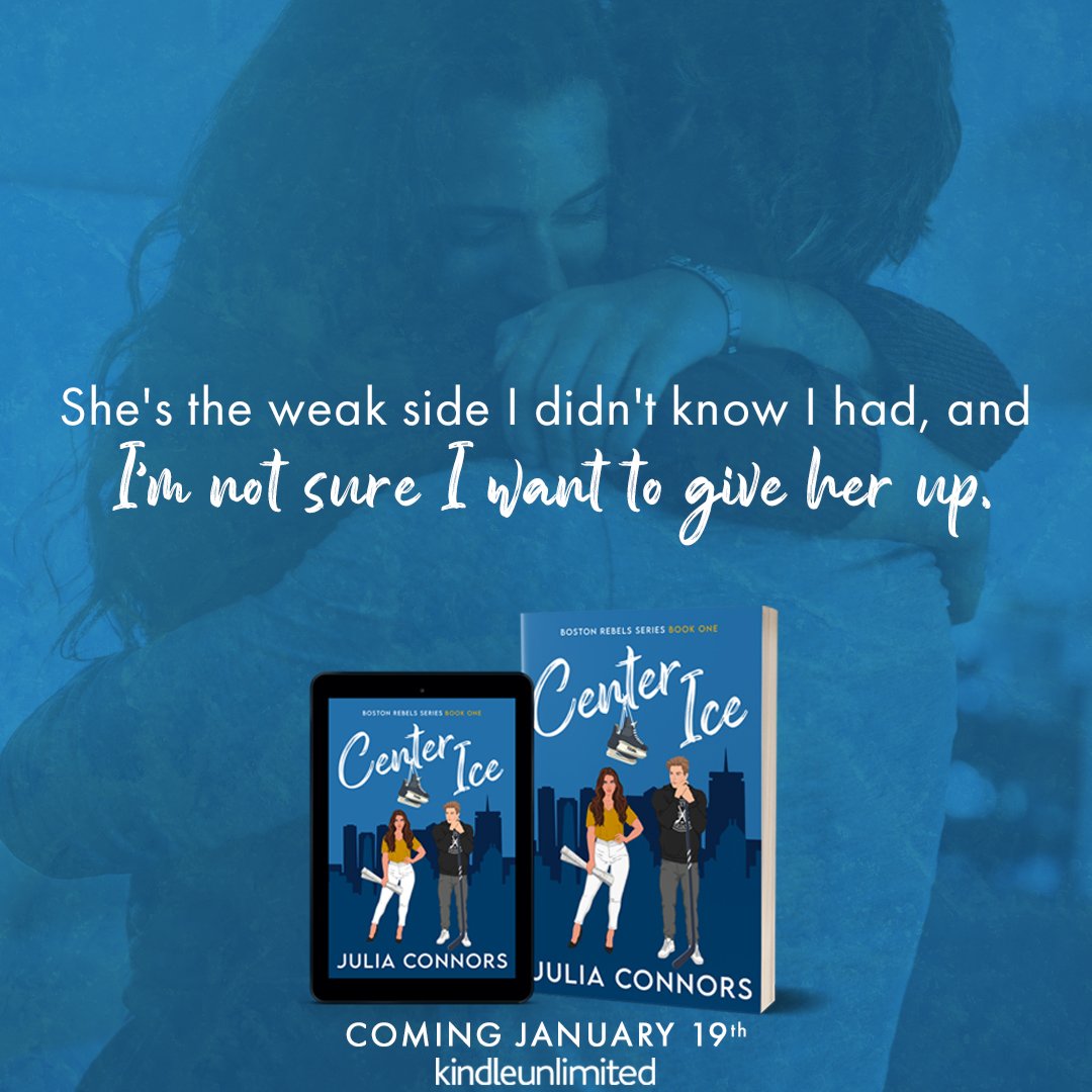 🏒 TEASER REVEAL 🏒

CENTER ICE by Julia Connors is releasing on January 19, 2024! 

Pre-order now! mybook.to/centerice 
Goodreads: tinyurl.com/CenterIceJC

@wordsmithpublic #CenterIce #bostonrebels #hockeyromance #sportsromance #juliaconnors #wordsmithpublicity