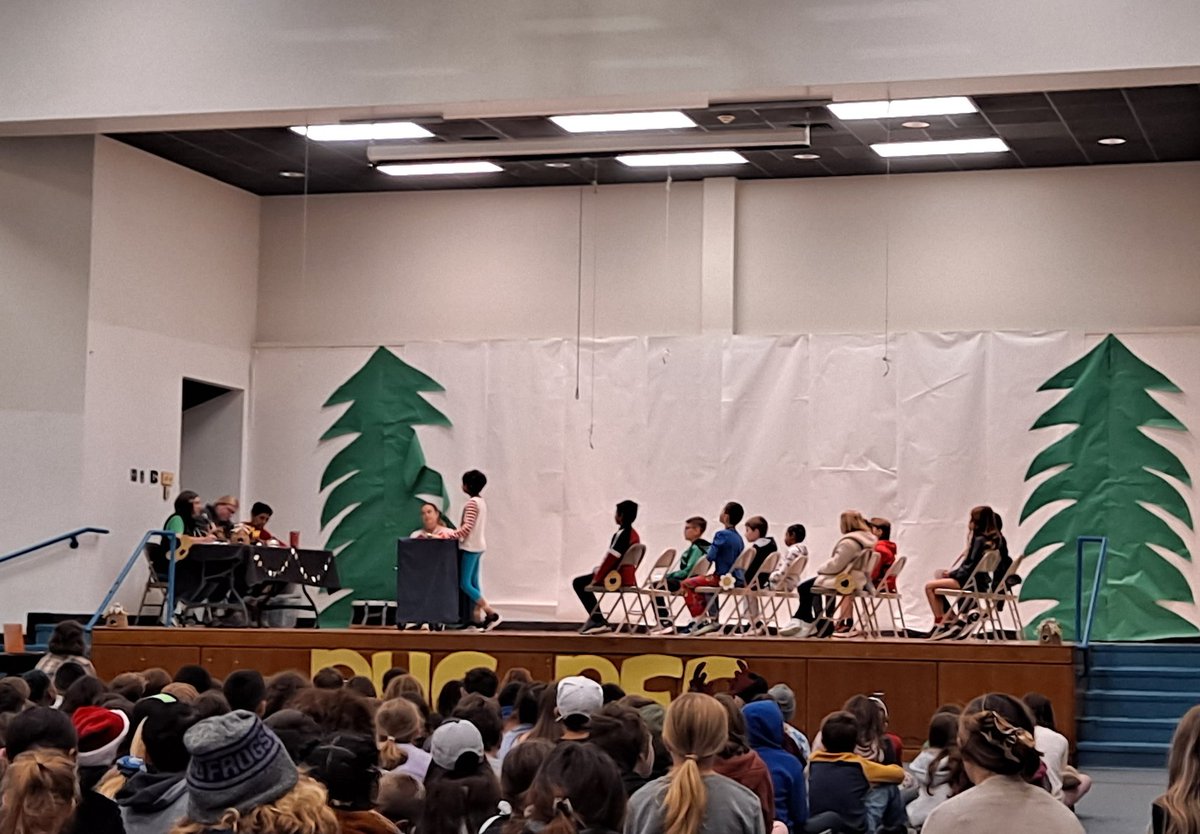 Brave Bears competing in the 3rd-5th Gr Spelling Bee!