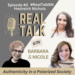 Listen to 'Episode 3: Being Authentic around Bias with Hedreich Nichols' at  realtalkbn.buzzsprout.com/2242216/140302… @hedreich @BiscottiNicole @bbray27  

“Who are our ‘thems’ and who are our ‘others’ and why?” -Hedreich 

#SmallBites #rethink_learning #DefineYourWHY #RealTalk #Bias #LeadHERship