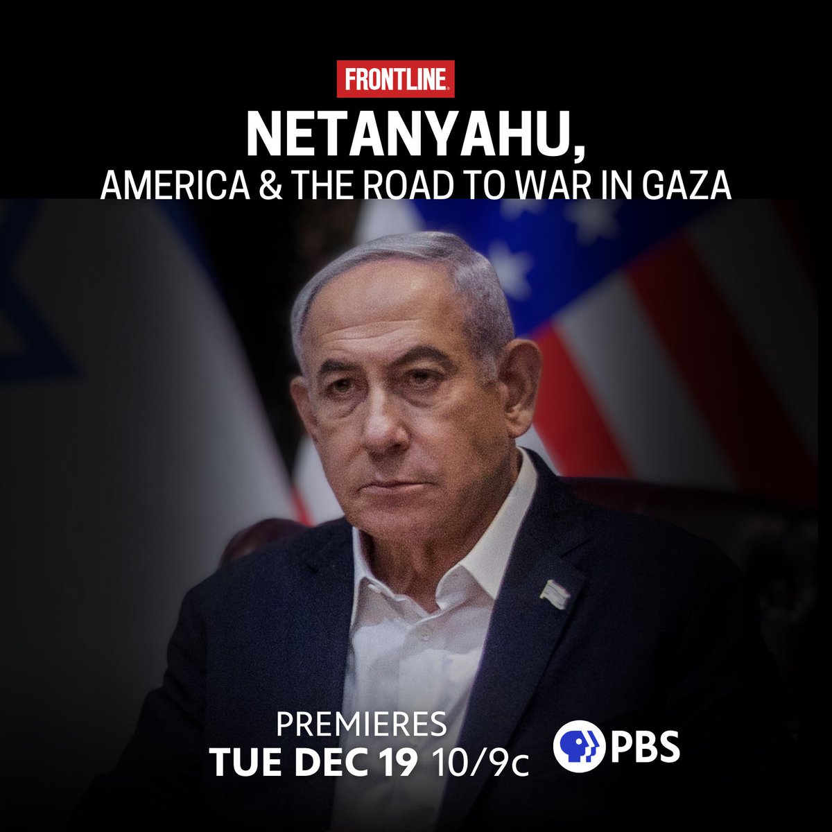 'Netanyahu, America & the Road to War in Gaza' draws on years of reporting and is an incisive look at the long history of failed peace efforts and violent conflict in the region. Premieres Tue, Dec 19 on PBS. to.pbs.org/3TwoK5w