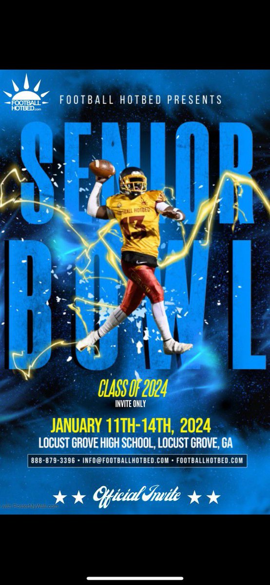 Want to give a big thanks to my coach <a href="/CoachCooley1/">Brad Cooley 🏈</a> <a href="/ThompsonBragg/">Coach Bragg Thompson</a> <a href="/Coachtsuttles/">Tim Suttles</a> and big big thanks to
<a href="/FootballHotbed/">Football Hotbed</a> for inviting me