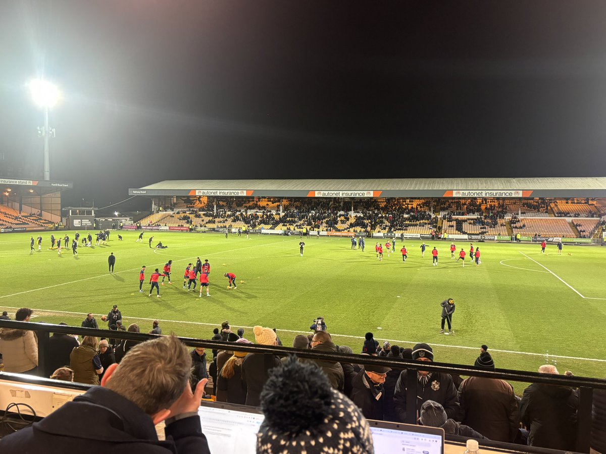 Lee Blakeman (@leeblakeman) on Twitter photo Great to be back! 🏟️ Vale Park
Big league cup quarter final <a href="/OfficialPVFC/">(P)ort Vale FC</a> vs <a href="/Boro/">Middlesbrough FC</a> on <a href="/5liveSport/">BBC 5 Live Sport</a> Great to be back! 🏟️ Vale Park
Big league cup quarter final <a href="/OfficialPVFC/">(P)ort Vale FC</a> vs <a href="/Boro/">Middlesbrough FC</a> on <a href="/5liveSport/">BBC 5 Live Sport</a>