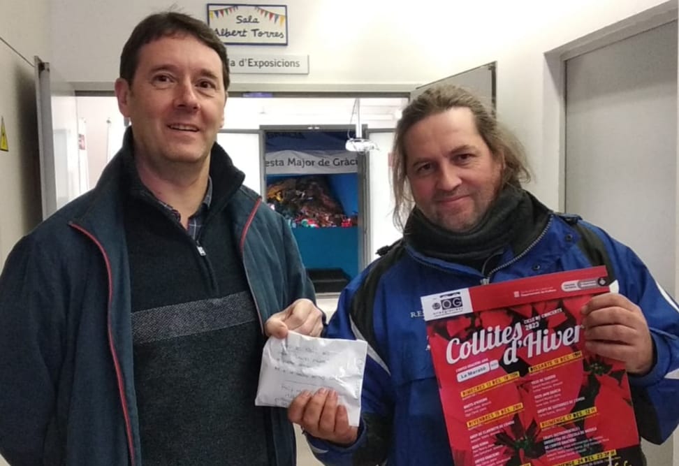 Sant Medir (@stmedir) on Twitter photo Donatiu dels concerts 'Collites d'Hivern' de l' <a href="/orfeogracienc/">Orfeó Gracienc 🎗</a> per a la 11a Festa de l' <a href="/la_marato/">La Marató de 3Cat</a> de TV3 a Gràcia Donatiu dels concerts 'Collites d'Hivern' de l' <a href="/orfeogracienc/">Orfeó Gracienc 🎗</a> per a la 11a Festa de l' <a href="/la_marato/">La Marató de 3Cat</a> de TV3 a Gràcia