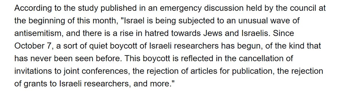 I am appalled by the "quiet boycott" of Jewish and Israeli scientists since the #October7massacre. 

This behavior is completely opposed to the values of #academic integrity such as fairness, honesty, and respect.

Speak up and act.

calcalistech.com/ctechnews/arti…
