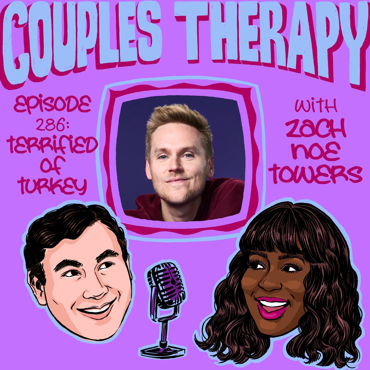 YOUR WEEKLY RESPITE FROM A WEARY WORLD, yes folks, it's an ALL-NEW Couples Therapy! Our pal @ZachNoeTowers drops by the Zoom couch to talk about hooking up on the road, 'side dishes' + Zach wonders if he wants a relaysh & pitches us a murder mystery! 🔊 tinyurl.com/CTZNT