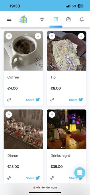 just created my WishTender, so you can pay me there if you can't subscribe or do paypal 😋  or just go