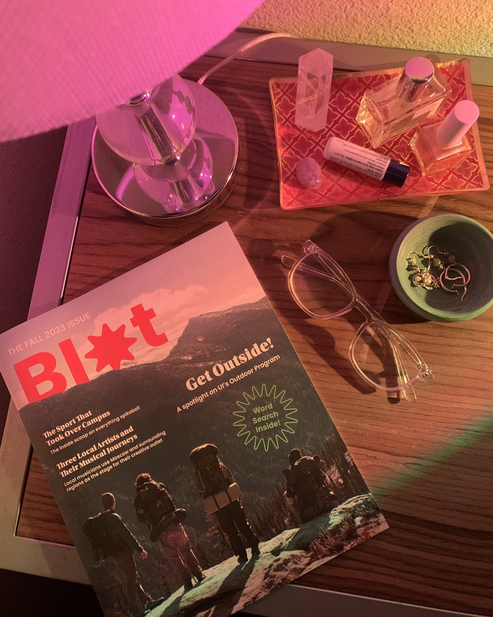 The Fall 2023 issue is one of our longest issues ever at 48 pages. Grab one for your nightstand.

#blotmagazine #uidaho #magazine