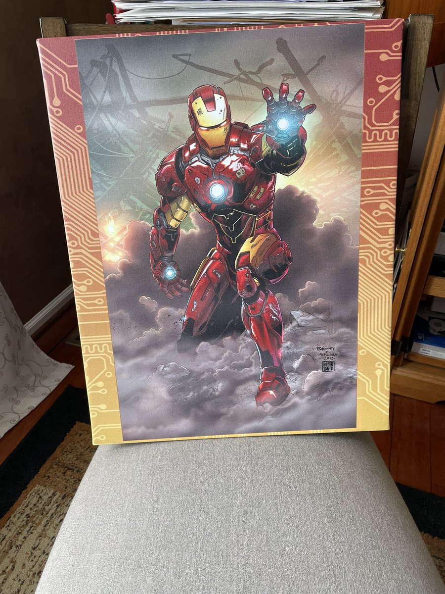 Mark McKenna (@markmckenna419) on Twitter photo Not that I have a con for next few months, but these canvas prints.. first time offering this Iron man that I collab'ed w <a href="/jasonbaroody/">Jason Baroody</a> on. His idea for border was spot on! #ComicArt #ironman #nbx #JOKER #Batman #jackskellington Not that I have a con for next few months, but these canvas prints.. first time offering this Iron man that I collab'ed w <a href="/jasonbaroody/">Jason Baroody</a> on. His idea for border was spot on! #ComicArt #ironman #nbx #JOKER #Batman #jackskellington