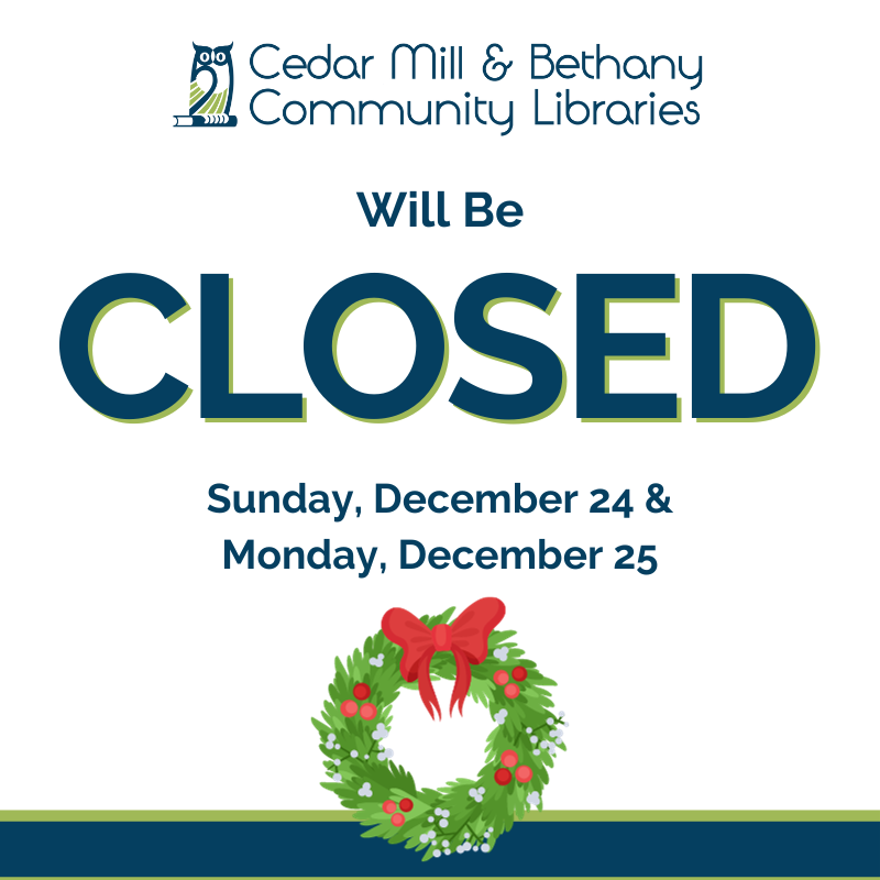 Cedar Mill & Bethany Libraries tweet media