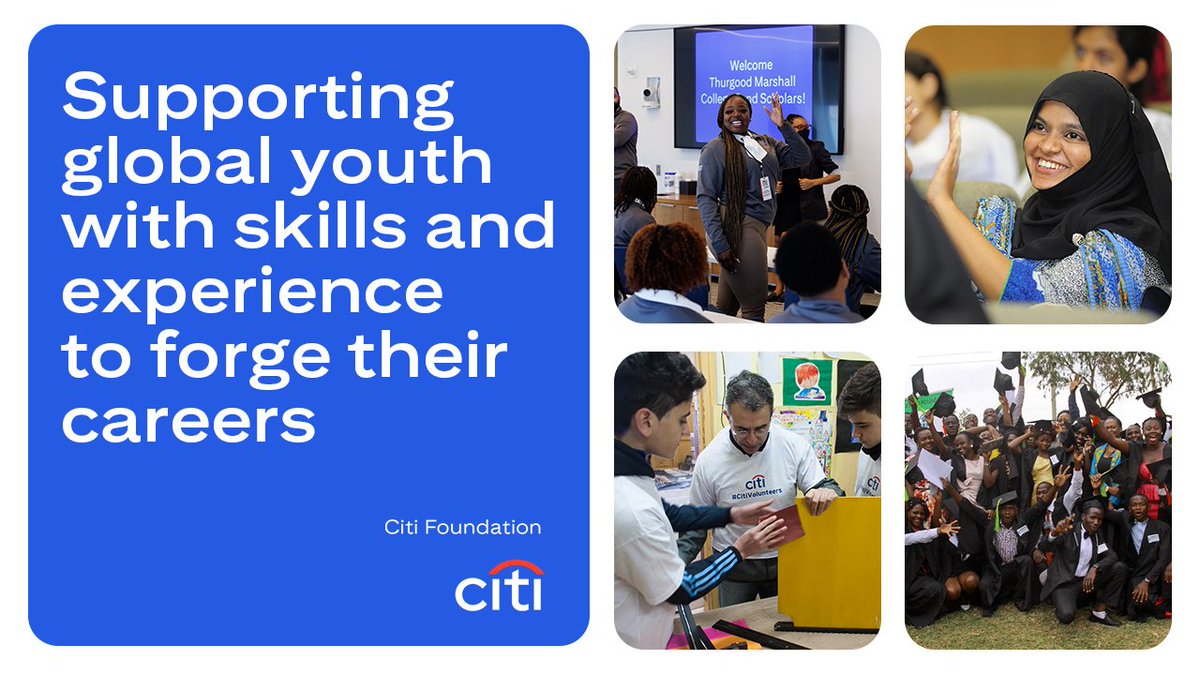 From deepening our commitment to #HBCU students to promoting inclusivity in Brazilian schools, learn more about how the Citi Foundation’s #Pathways2Progress initiative supported underserved youth in recent years: on.citi/41xFGus Featured: @tmcf_hbcu, @FundoBaoba & more