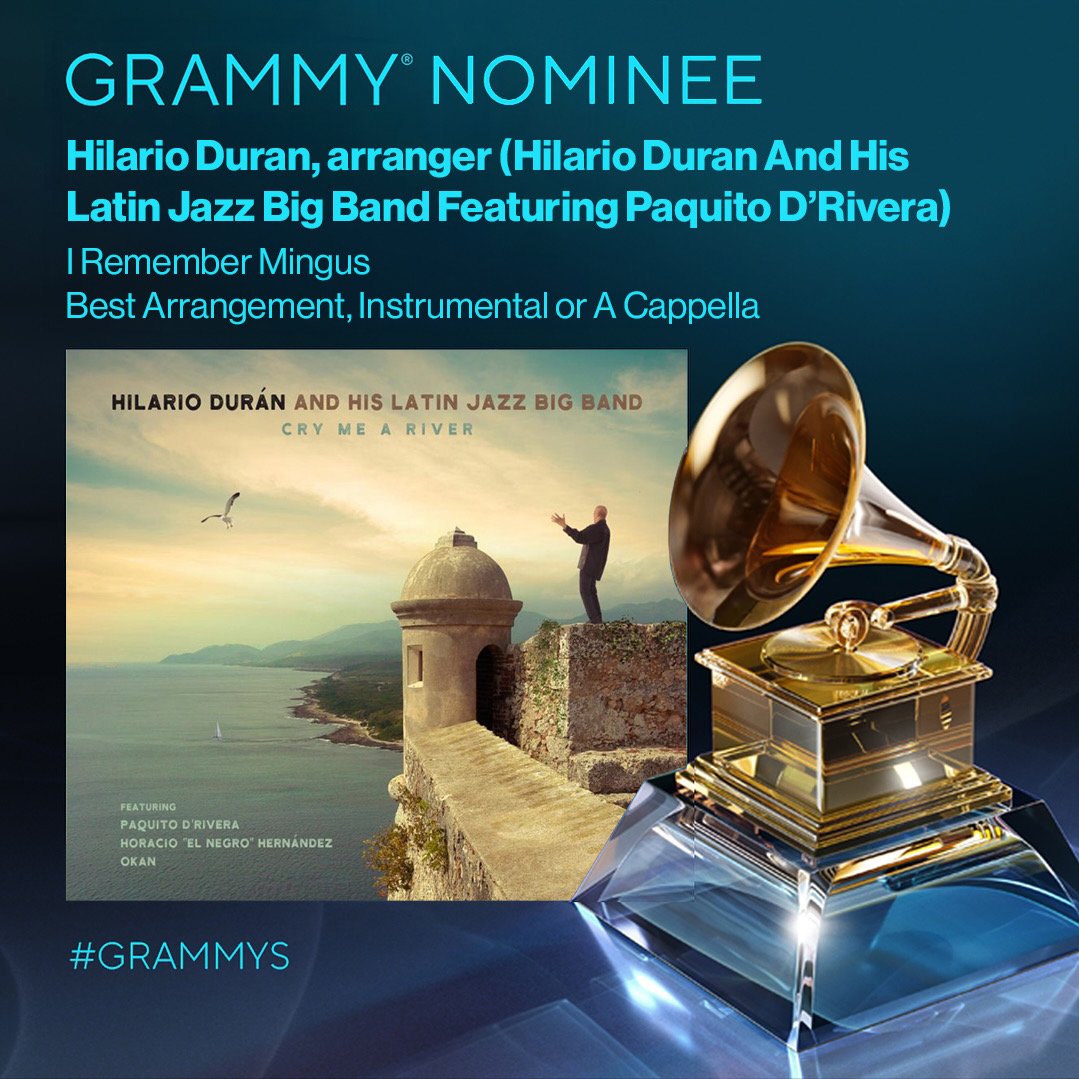 ALMA Records (@almarecordscan) on Twitter photo We’re so thrilled for <a href="/HilarioDuran/">Hilario Duran</a> on his well-deserved 2024 Grammy Nomination for his arrangement of “I Remember Mingus” from his latest album “Cry Me A River”. We are deeply honoured to be a part of his musical journey. <a href="/umusic/">UMUSIC</a> <a href="/danrosenbergnet/">Dan Rosenberg</a> We’re so thrilled for <a href="/HilarioDuran/">Hilario Duran</a> on his well-deserved 2024 Grammy Nomination for his arrangement of “I Remember Mingus” from his latest album “Cry Me A River”. We are deeply honoured to be a part of his musical journey. <a href="/umusic/">UMUSIC</a> <a href="/danrosenbergnet/">Dan Rosenberg</a>