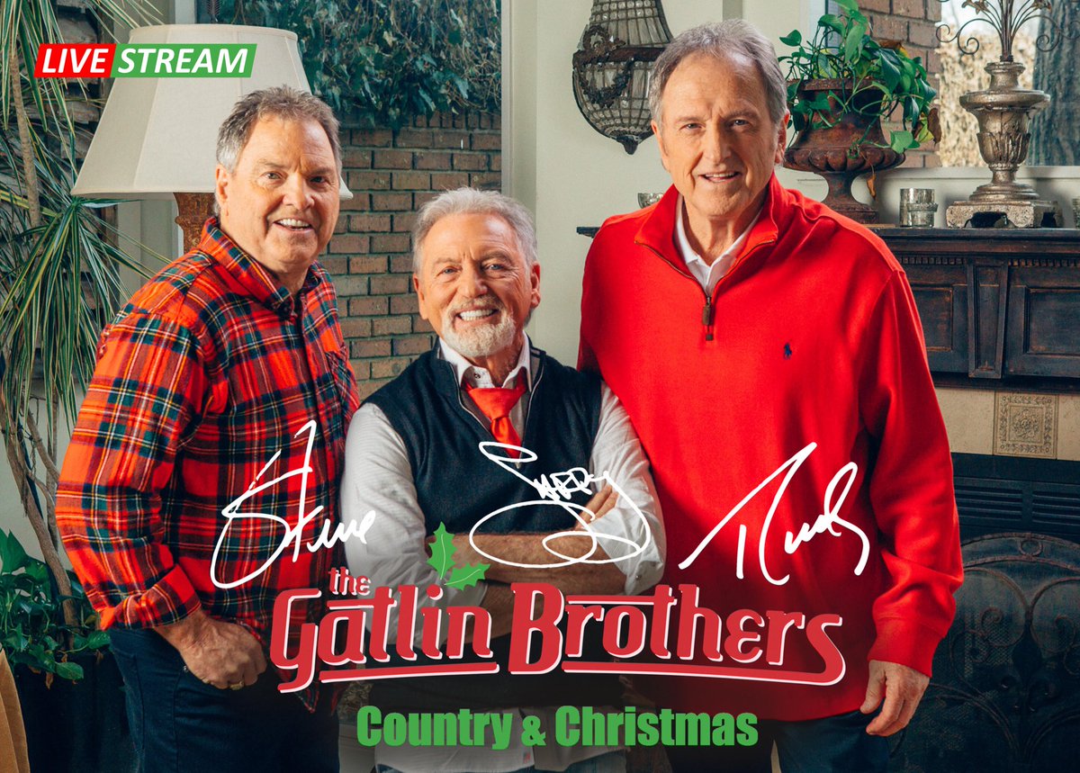 🎄Join us virtually for a Christmas livestream special live from Franklin Theater! • If you weren’t able to get an in-person ticket to the show then we have the next best thing! Click the link below to get a virtual livestream ticket. • maestro.tv/gatlinbrothers