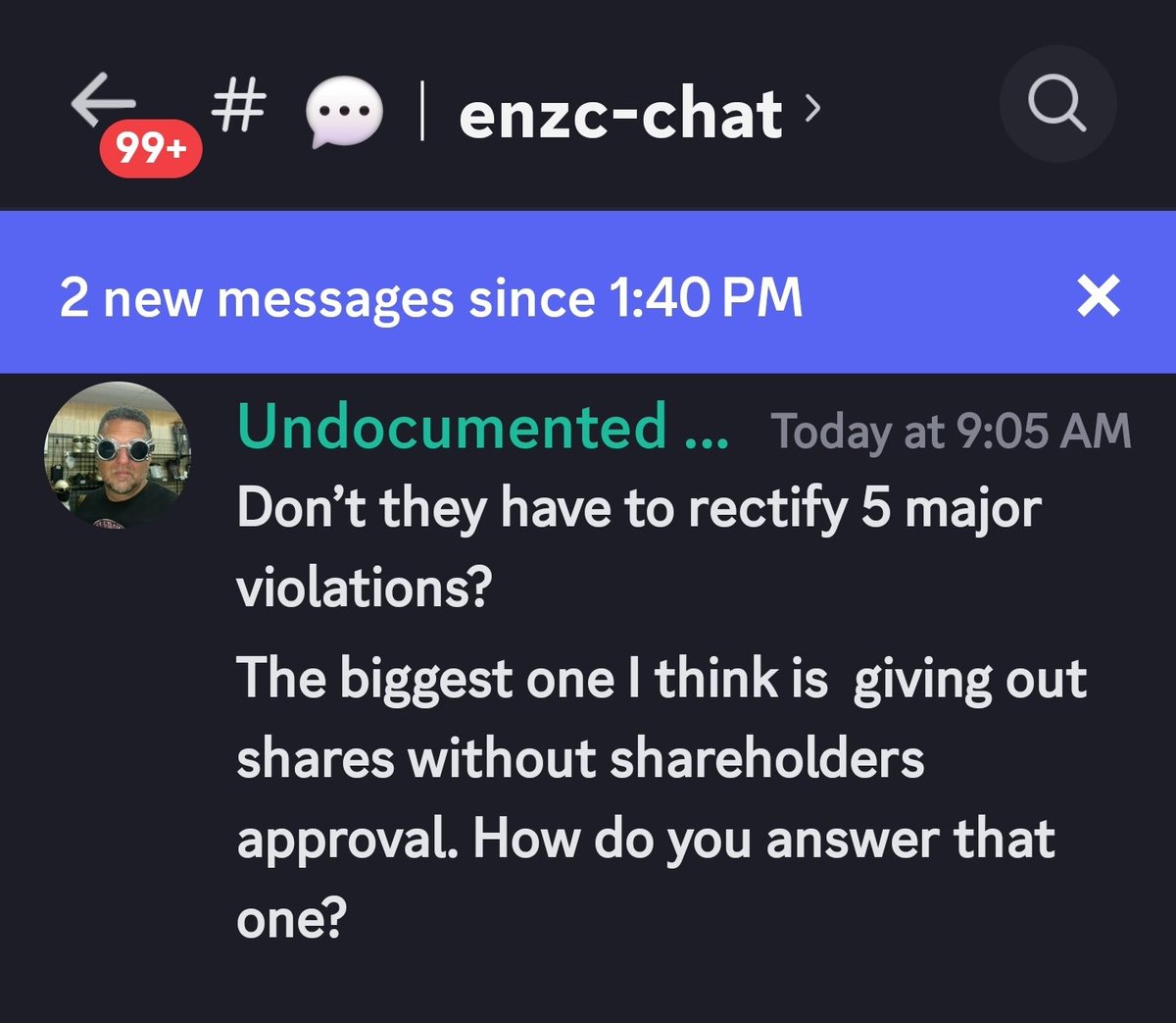 GodFrauderCap's tweet image. In private $ENZC is bearish in the Discord.
On x , they will try to sell you that all is fine like that fire meme . Believe it or not folks but the grand awakening has BEGUN. DO NOT BELIEVE THEIR PUBLIC LIES TO SAVE THEIR FAILED INVESTMENT