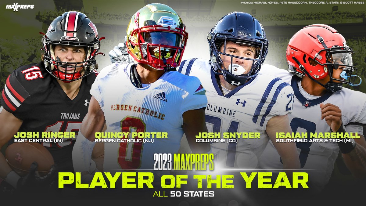 D.J. Lagway, Jeremiah Smith, Gideon Davidson headline MaxPreps Player of the Year selections for all 50 states. 🔥 Micah Alejado, Jadyn Davis and Xavier Robinson become two-time state POY picks. 🏈 ✍️: maxpreps.com/news/Dr7eDXctY…