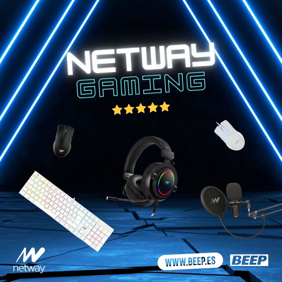 ¡Despierta tu lado #gamer con #Netway! 🎮🚀 Si aún no conoces nuestra marca propia, ¡te estás perdiendo algo grande! 😱

Los #periféricos Netway son la opción perfecta para quienes buscan practicidad, comodidad, calidad y un toque de modernidad: mtr.cool/xcbhzrneyp