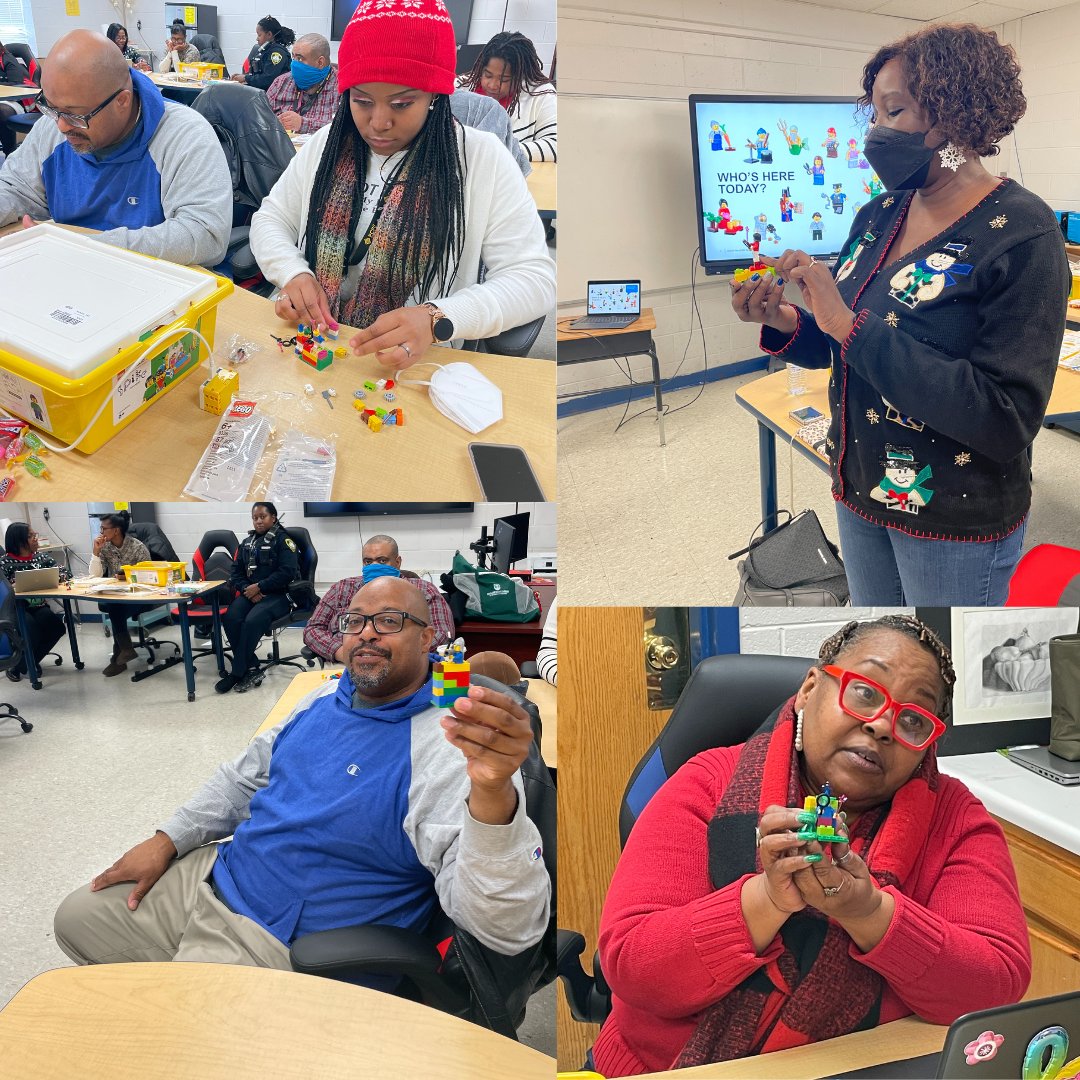 Exciting news! LEGO Education stopped by VJMS yesterday to train faculty to utilize LEGOs to enhance students' learning experience! LEGOS will be implemented in the classroom as PCPS continues to focus heavily on STEAM education. 🧱📚