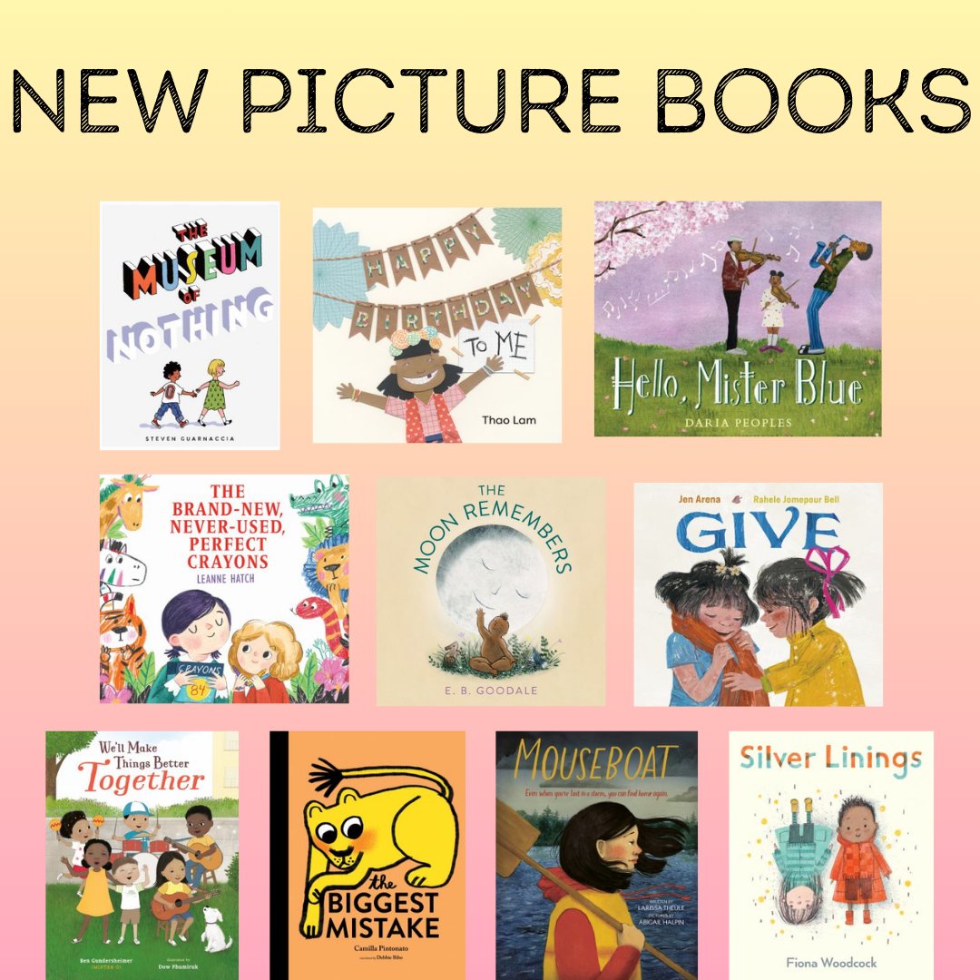 New Picture Books Alert! Come into the children's room to find a new favorite!