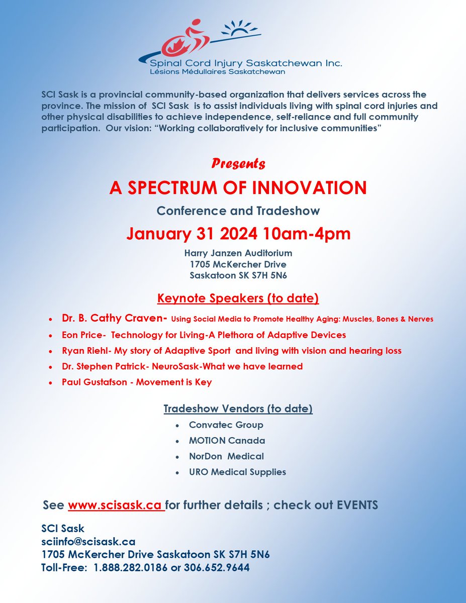Registration and sponsorship forms can be found at scisask.ca or by clicking the following link:
scisask.ca/a-spectrum-of-…
We hope to see you there! 🙂Happy Holidays! ☃️