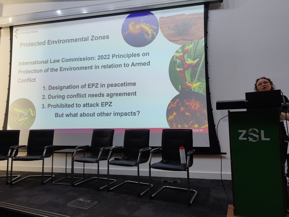 Would designating environmental protected zones in armed conflicts help minimise harm to #biodiversity in some wars? And what might that look like in practice? #PERAC #ZSLTalks