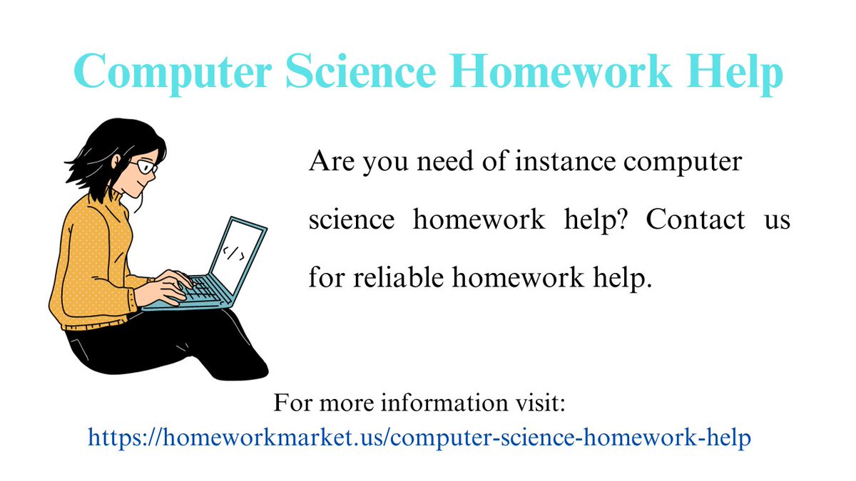 HWMarket_us's tweet image. #computersciencehomeworkhelp #computerscience #compareandcontrastessaywriting #homeworkhelp #essaywritinghelp #essaywritingtips
Are you need of instance computer
science homework help? Contact us for reliable homework help. For more information visit: homeworkmarket.us/computer-scien…