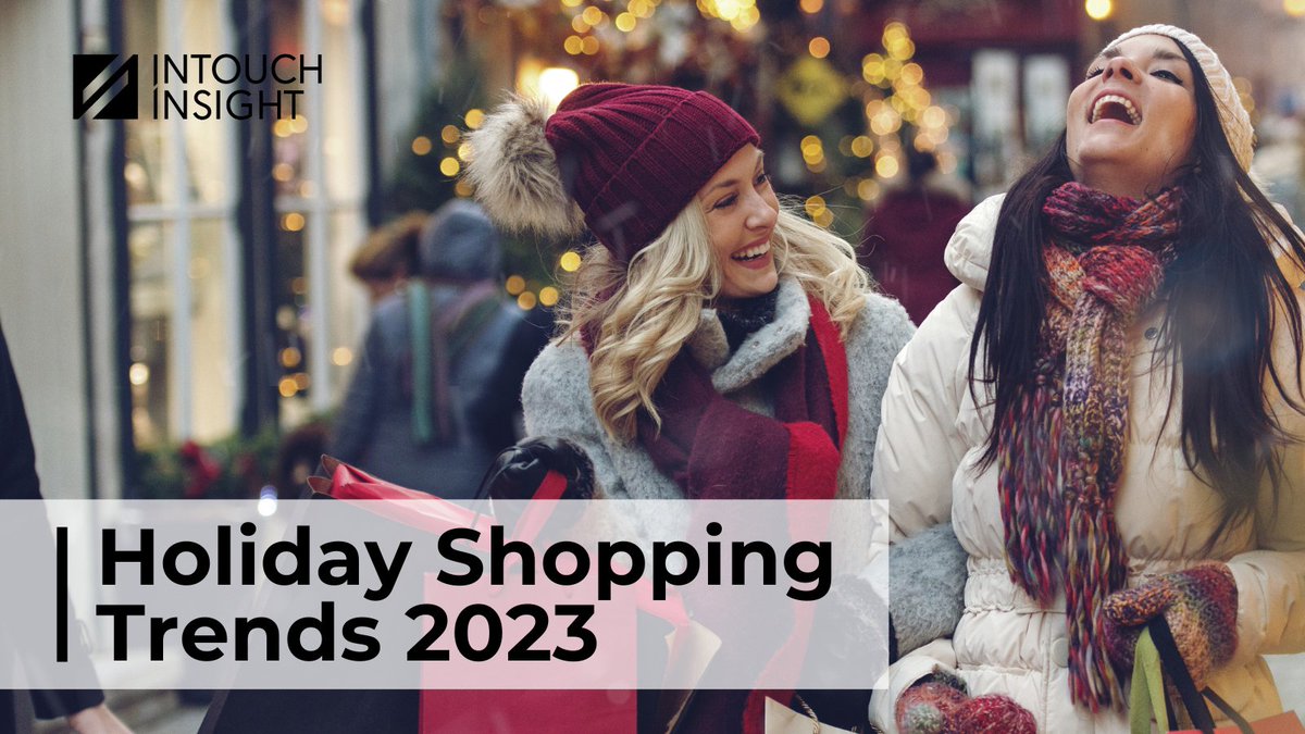 How are consumers’ holiday shopping trends looking for 2023? See how they have shifted since 2022 in our quick #consumerdata article here ➡️ hubs.ly/Q02dqGtq0 #retailtrends #cx