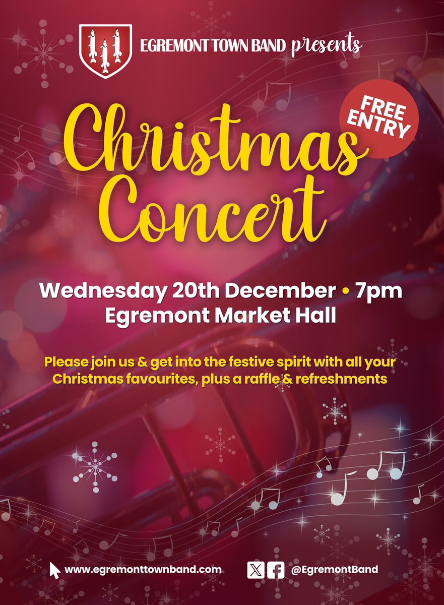 This time tomorrow night we’ll be in full swing. The BIG concert. Come along and try the raffle for a grand prize. <a href="/YorkshireBrass/">Yorkshire Brass 💙</a> <a href="/BrassLakes/">North Lakes Brass</a>