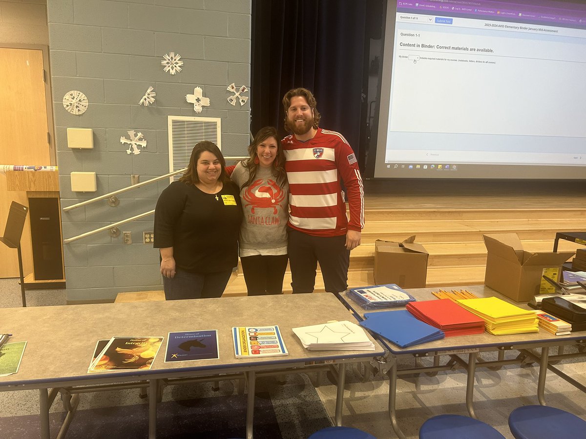 Loved having @RossvilleElem Special Areas teachers here @ChadwickElem to see our @BCPS_AVID @AVID4College Scholar Day and our School-wide Binder Checks!