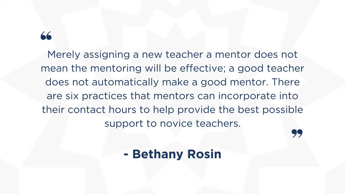 World Language Department Supervisor, Bethany Rosin, talks about 6 mentoring practices to support new teachers in her recent TLE article. Read more in the latest issue of TLE: bit.ly/2QNKo3w 
#TuesdayTLE