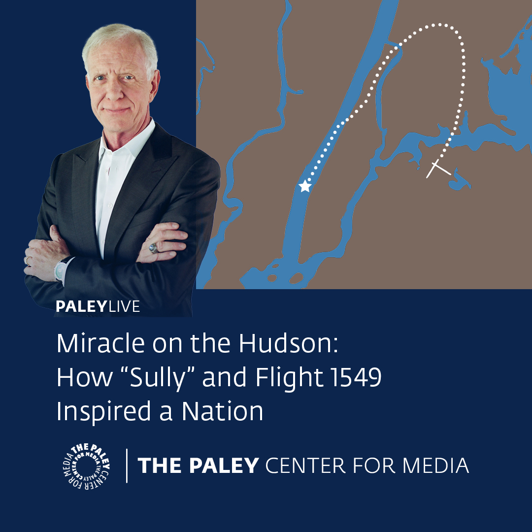 We are looking forward to our #PaleyLive event at 6:30pm on Thursday, January 11th, 2024 at The Paley Museum, Miracle on the Hudson: How “Sully” and Flight 1549 Inspired a Nation. bit.ly/3Niy0WL @Captsully @katiecouric #Sully #Flight1549