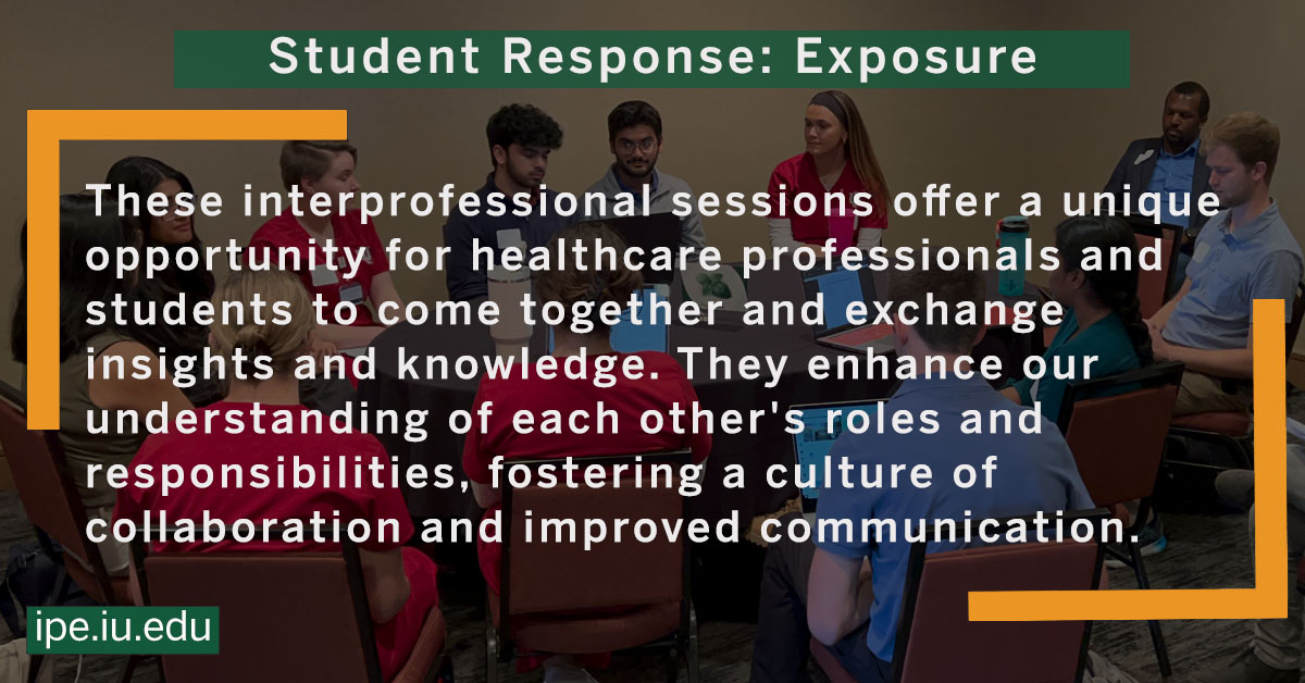 A student survey response after having attended an Exposure level TEACH experience