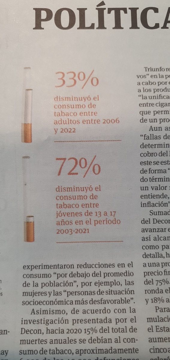 Gustavo Grecco (@greccoaguer) on Twitter photo El impacto en la Salud Pública de adecuadas políticas que respetan el Convenio Marco para el Control del Tabaco de la <a href="/opsoms/">OPS/OMS</a> es contundente según estudio del Departamento de Economía de la <a href="/FcienUdelar/">Facultad de Ciencias</a> .
<a href="/AlianzaENT_Uy/">Alianza ENT Uruguay</a> <a href="/SutUruguay/">SUT Uruguay</a> <a href="/smuruguay/">Sindicato Médico del Uruguay (SMU)</a> <a href="/opsomsuruguay/">OPS/OMS Uruguay</a> El impacto en la Salud Pública de adecuadas políticas que respetan el Convenio Marco para el Control del Tabaco de la <a href="/opsoms/">OPS/OMS</a> es contundente según estudio del Departamento de Economía de la <a href="/FcienUdelar/">Facultad de Ciencias</a> .
<a href="/AlianzaENT_Uy/">Alianza ENT Uruguay</a> <a href="/SutUruguay/">SUT Uruguay</a> <a href="/smuruguay/">Sindicato Médico del Uruguay (SMU)</a> <a href="/opsomsuruguay/">OPS/OMS Uruguay</a>