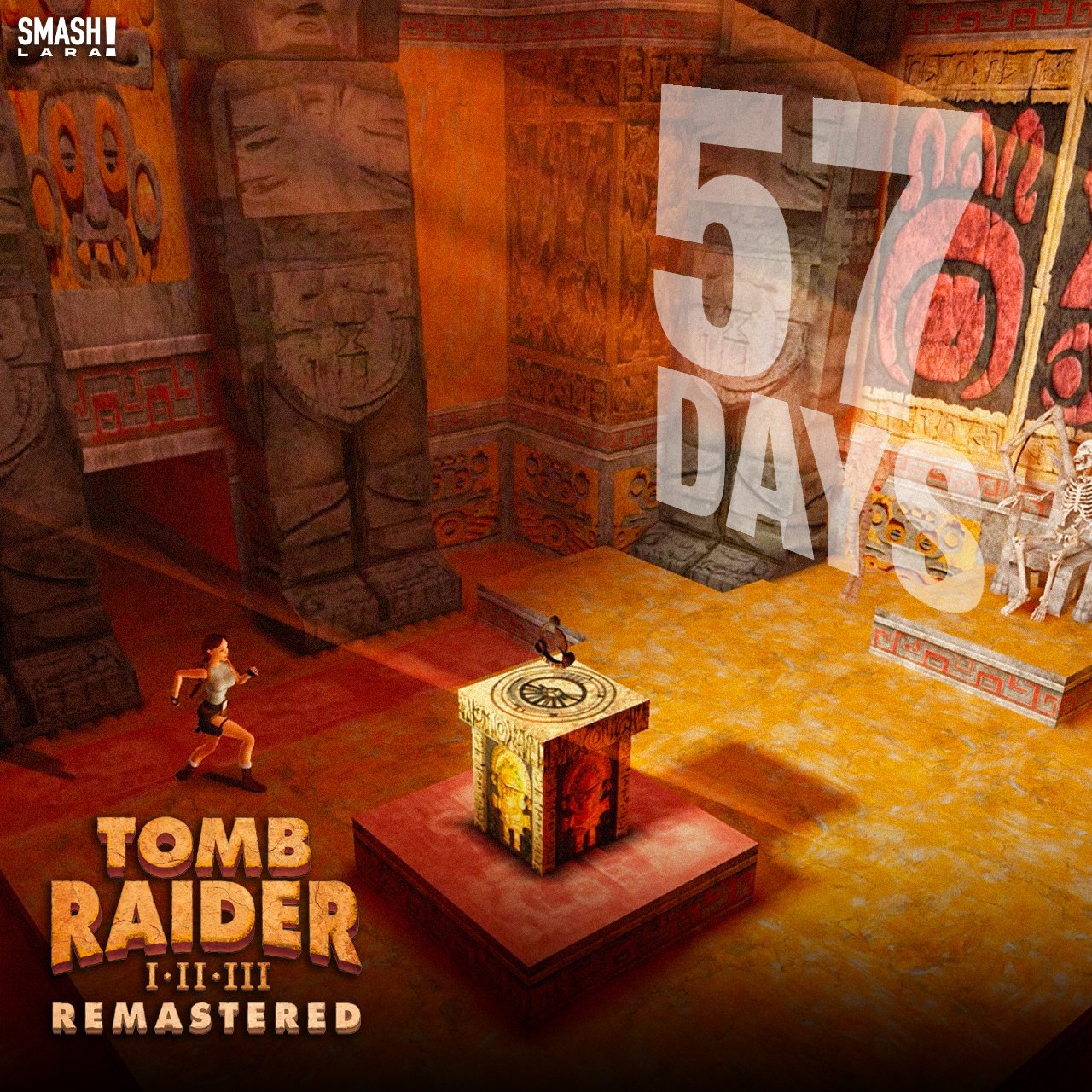 SmashLara • Tomb Raider News on X: Tomb Raider 1-3 Remastered is only 57  days away! To give you an idea of how close that is, it would take you  roughly 7