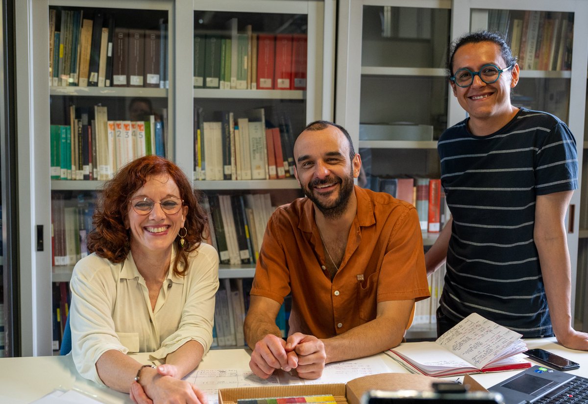 iperion_hs's tweet image. Amandine Colignon and Dr. Francisco Mederos-Henry from KIK-IRPA implemented #iperion_hs #archlab #tna project at the Opificio delle Pietre Dure and @CNR_INO @Didacus_QB : “Metal Oxalates in Italian tempera paintings from the 15th and 16th centuries (MetOx-IT)” 
🇧🇪🌍🇮🇹
@ErihsEu