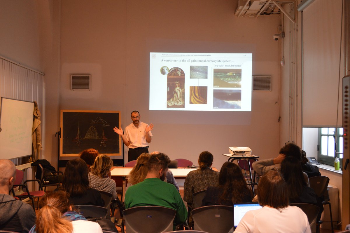 iperion_hs's tweet image. Amandine Colignon and Dr. Francisco Mederos-Henry from KIK-IRPA implemented #iperion_hs #archlab #tna project at the Opificio delle Pietre Dure and @CNR_INO @Didacus_QB : “Metal Oxalates in Italian tempera paintings from the 15th and 16th centuries (MetOx-IT)” 
🇧🇪🌍🇮🇹
@ErihsEu