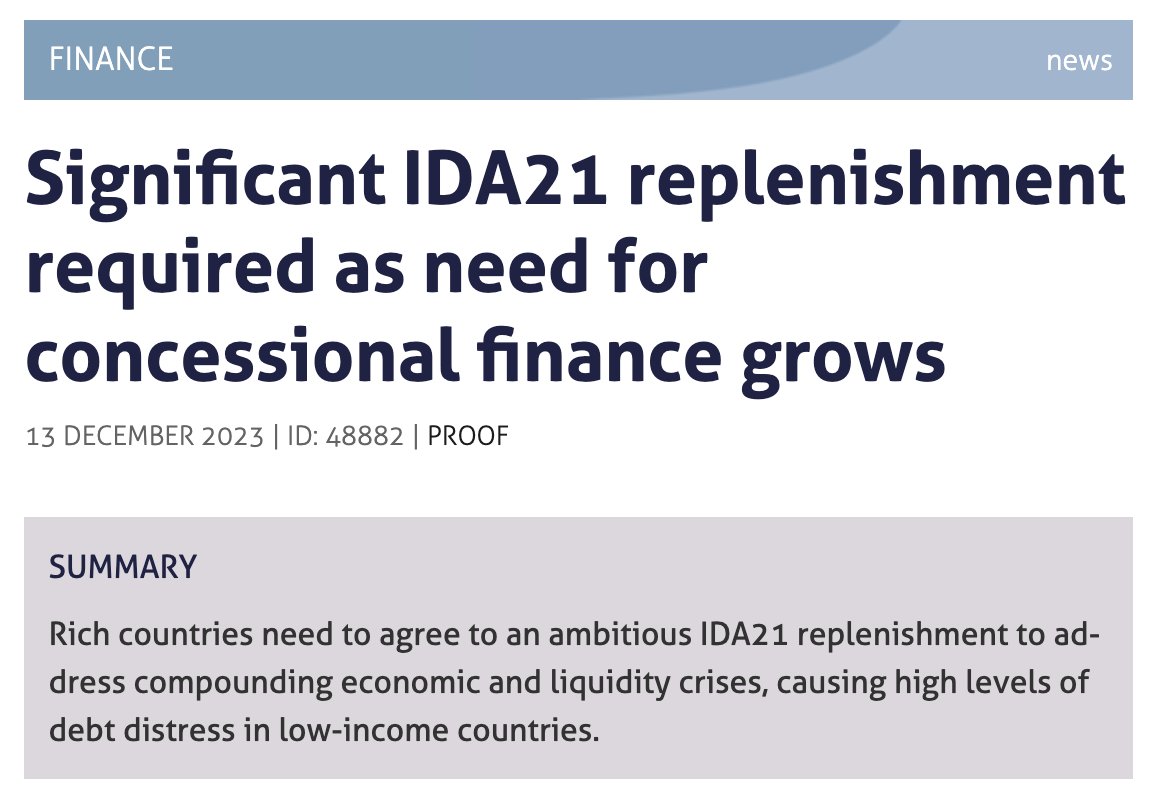 New in #ObserverWinter23: Rich countries need to stump up contributions for an ambitious @WBG_IDA 21 replenishment to help low-income countries (#LICs) deal with #polycrisis #IDA21 tinyurl.com/IDAFiscalCliff