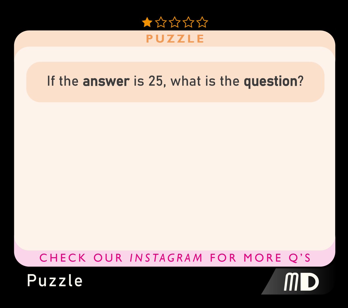 MathsDepot's tweet image. Use your most creative Mathematical mind to solve this. #math #maths #mathspuzzle