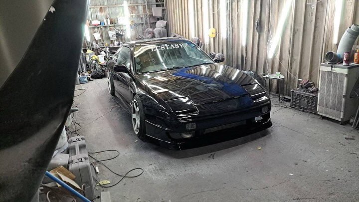 white180sx___'s tweet photo. #自分のカスタムはアリだと思う人はRTしてくれるらしい
今年最後の仕様変更！
ブラックパールパープルマイカにオールペン！！
ほぼ黒だけど陽に当たると紫っぽくなる！ https://t.co/OGrqe6GccN